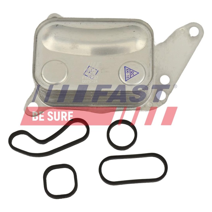 Olajhűtő, Fast, 138x111x48mm, Peugeot 308 I 1.6 THP-hez, FT00667