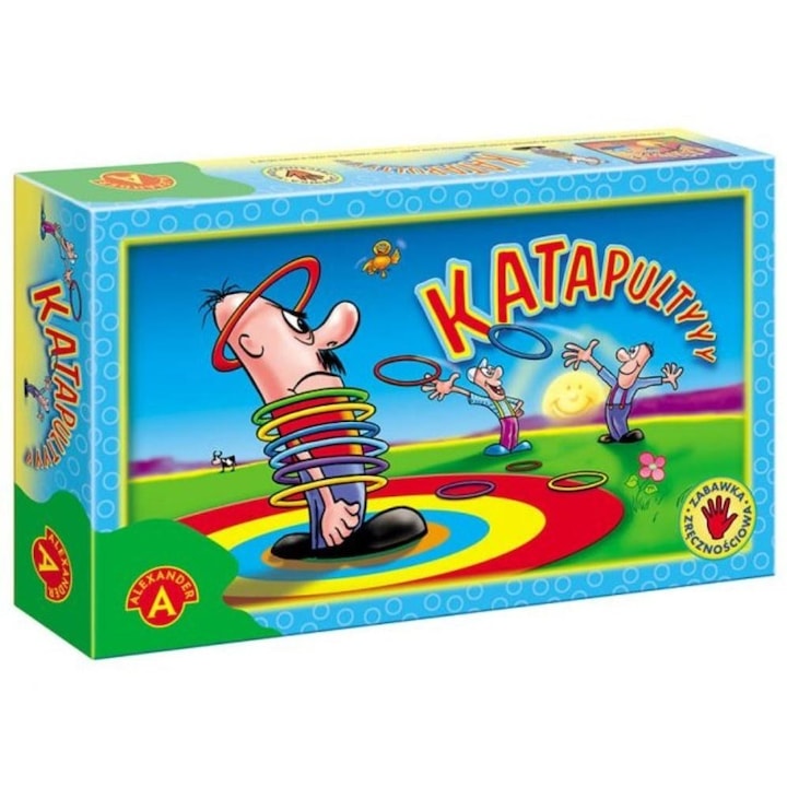 Ügyességi játék, Alexander, Katapultok, tartóval és utasításokkal