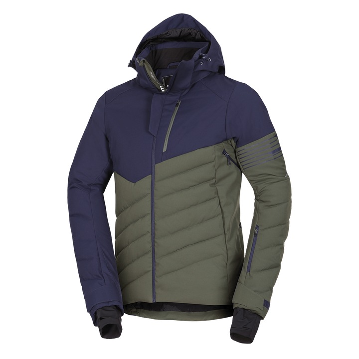 Geaca schi 2L 10K/10K barbati Zygmunt, Verde inchis/Navi