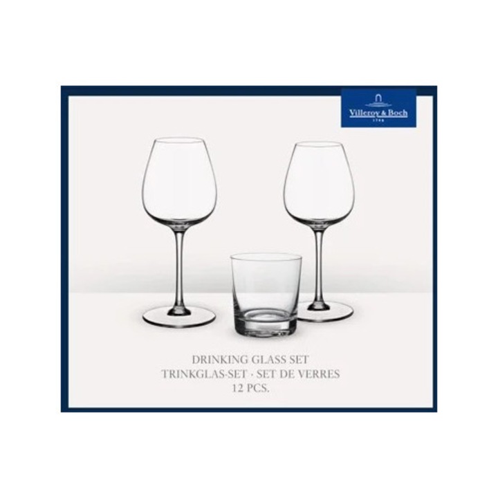 Комплект 12 чаши за вино Purismo