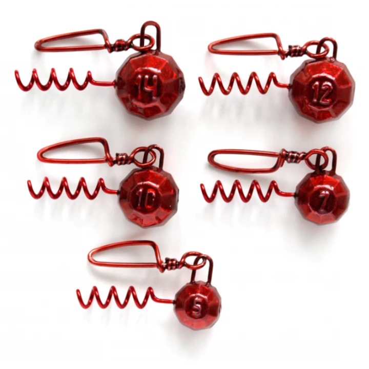 Ólom Fanatik Dugóhúzó fazettált PIROS KEVERÉK / 5 db