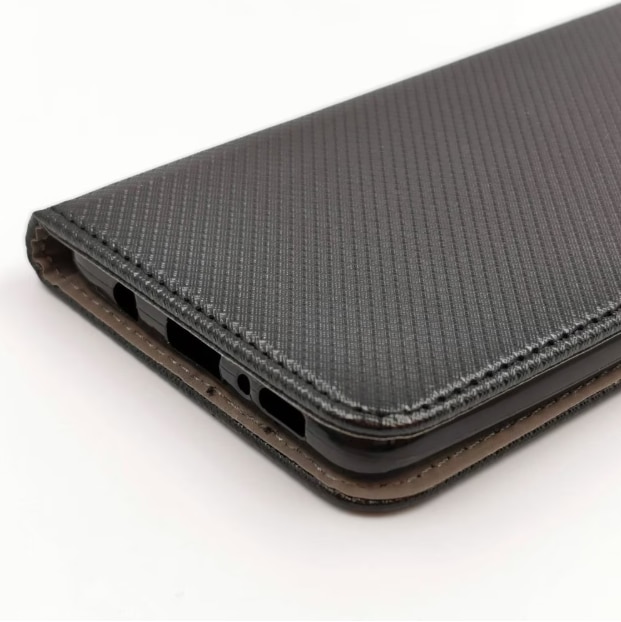 Husa protectie Tip Carte, Mat-Tech compatibila cu Samsung Galaxy S26 Ultra, Inchidere Magnetica, Buzunar interior pentru card, Protectie Completa, Functie de Stand, Negru
