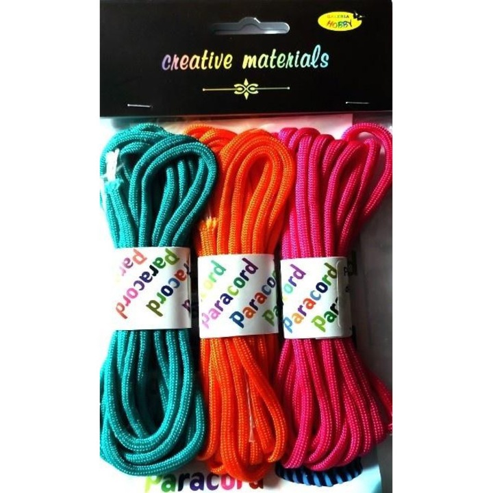 Paracord szett 2,8 m, Galéria Hobby, 3 szín, 250 kg teherbírás