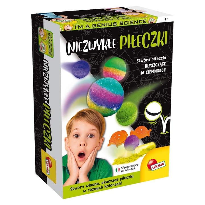 Kit educativ bile magice pentru copii, Lisciani, Multicolor, 8 ani+