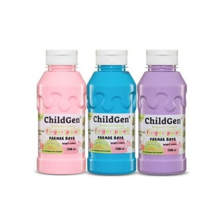 Vízfesték készlet gyerekeknek, ChildGen, 3x350ml, többszínű