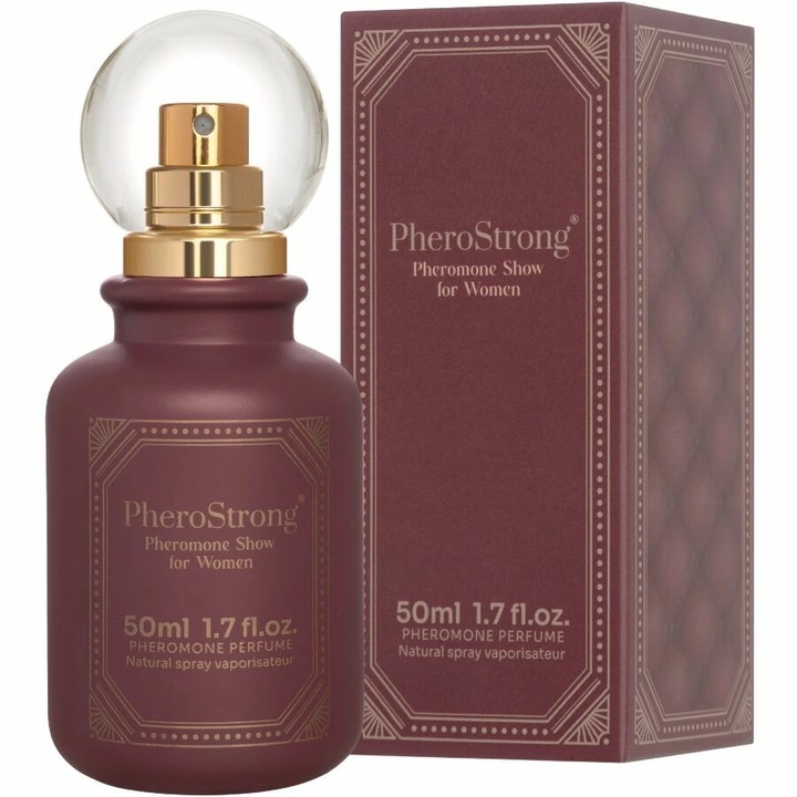 Parfum PheroStrong, PheroStrong Show nőknek, 50ml, feromonokkal, elegáns parfüm
