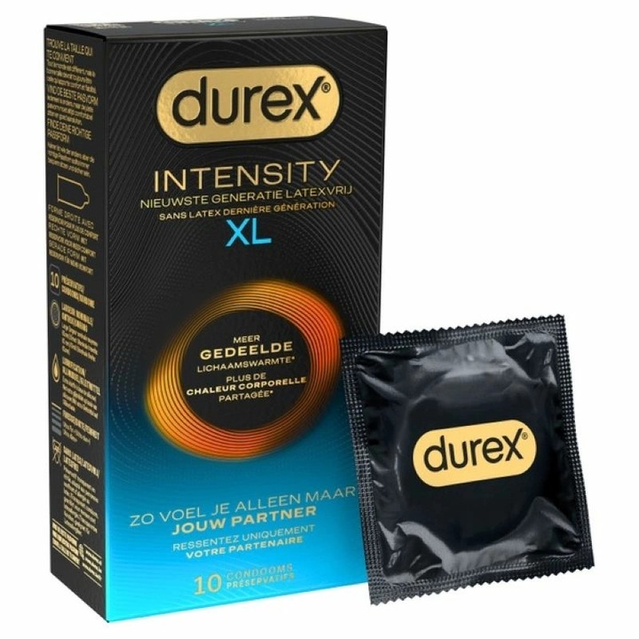 Prezervative Durex Intensity XL, 10 bucati