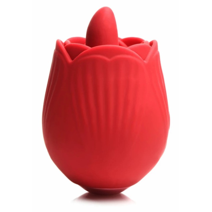 Вибратор, XR BRANDS, 10 режима, червен