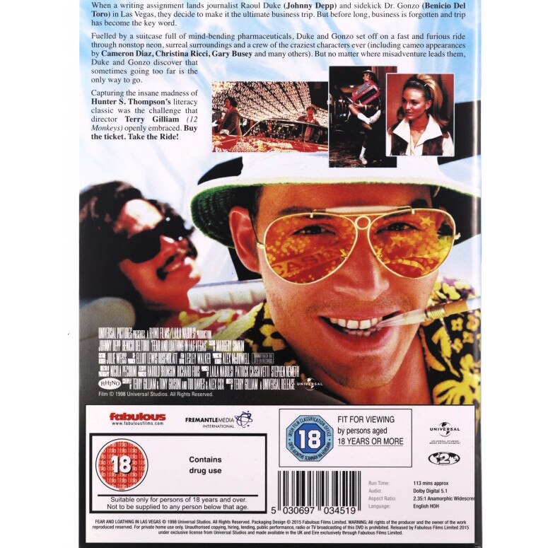 Fear and Loathing in Las Vegas [DVD] - eMAG.ro