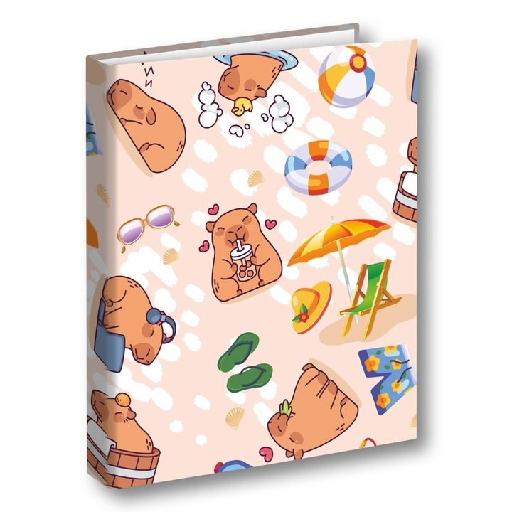 Biblioraft A4/2 Penmate, folia mat, Kapibara Beach