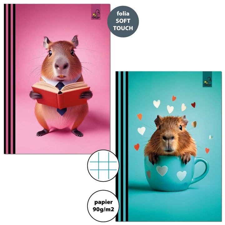 A5-ös füzetszett, Bee-bee, 32 lap, 90g, többszínű