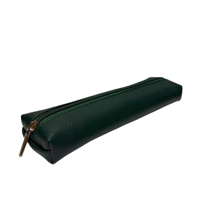 Piornik Bee-bee, verde, 21x5,5x5,5cm, din ecopiele, design colorat