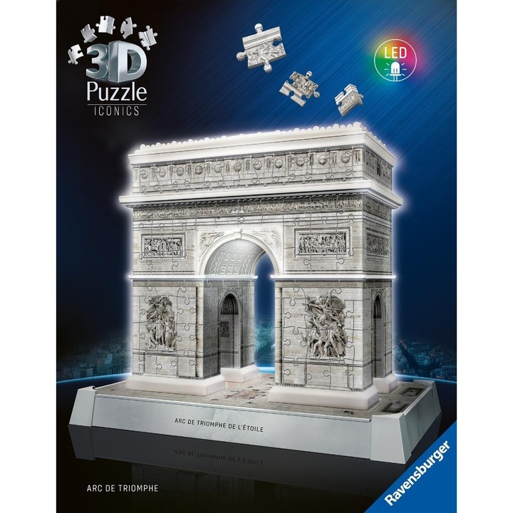 Ravensburger Iconics 255 db-os 3D puzzle - Night Edition - Diadalív (12008029)