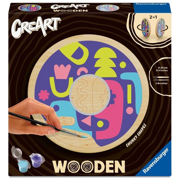 Комплект за рисуване CreArt Ravensburger, акрил, с рамка, 30x40см