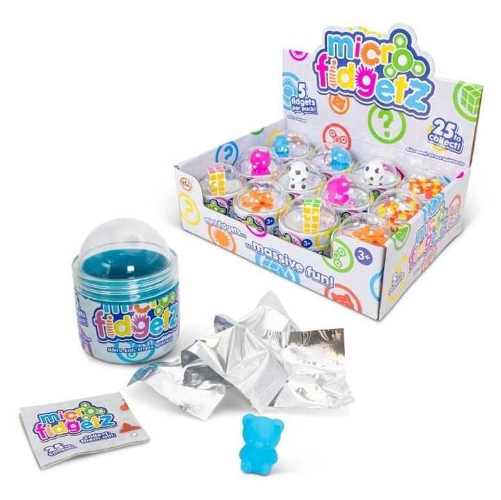 Interaktív gyerekjátékok, One for Fun, mikro stresszoldó játékszett, többszínű, könnyen használható