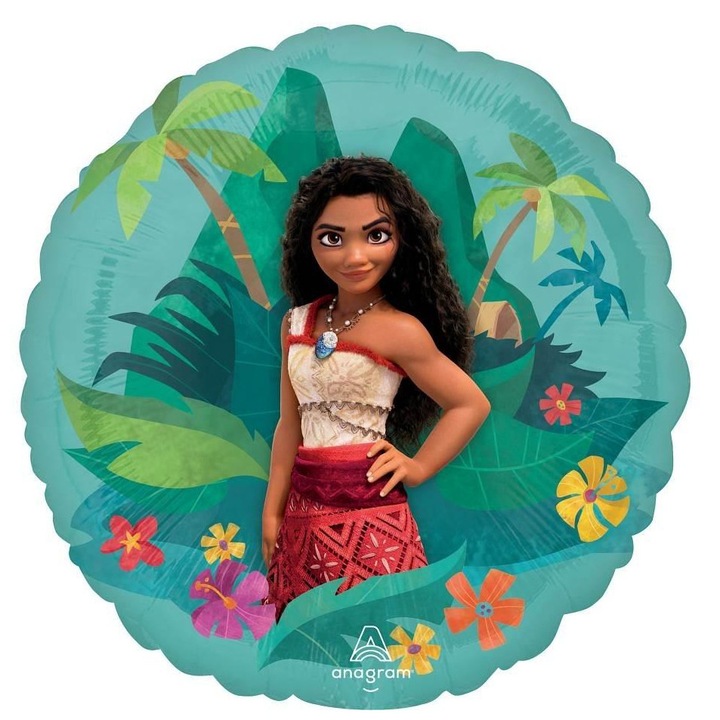 Фолиев балон Моана, 46см, многоцветен, комплект 1 бр.