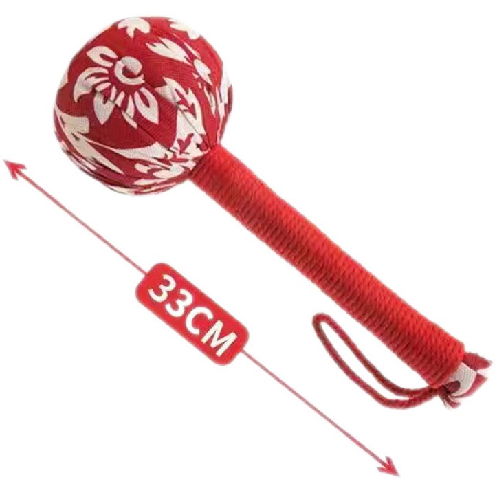 Ai Cao ciocan, ciocan de sanatate, ciocan de lovitura meridiana, selectate 12 medicamente chineze pe baza de plante, patrimoniul cultural imaterial vechi carpa grosoasa, masaj meridiane, rosu, 33cm