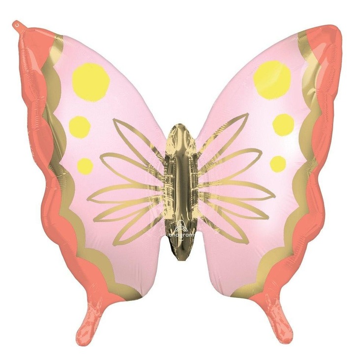 Фолиев балон Пеперуда, многоцветен, 1 бр.