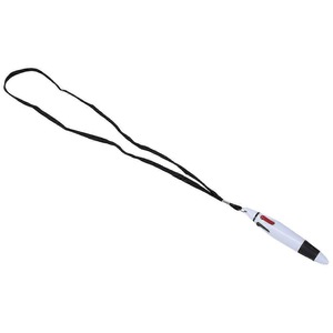 Set 15 Pixuri cu Cerneala Retractabila pe Lanyard, 4 Culori, 11.5cm