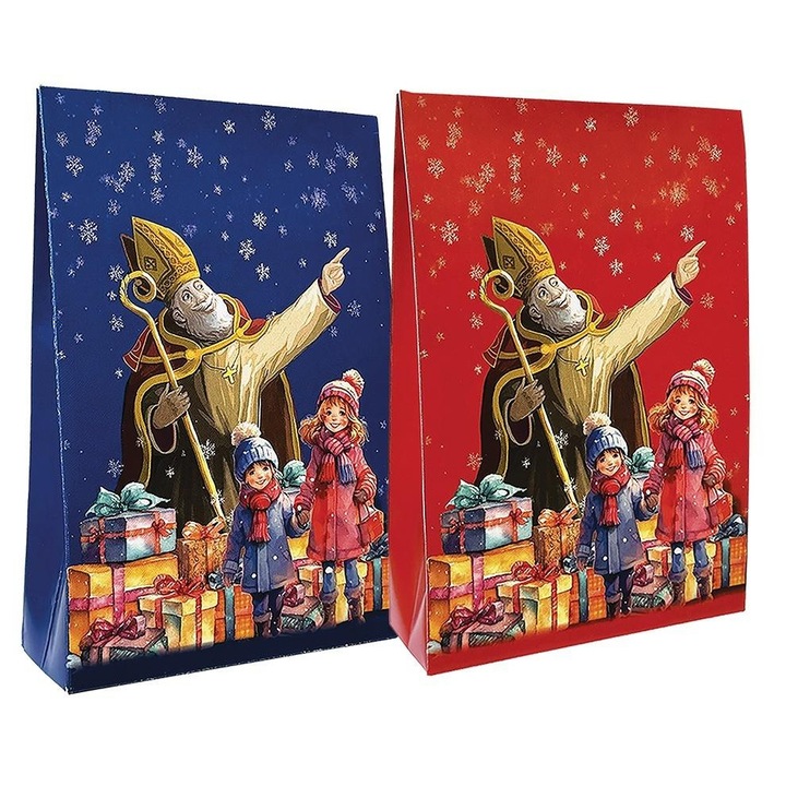 Set ambalaje cadouri Rafael 2 bucati, multicolor, pentru Craciun