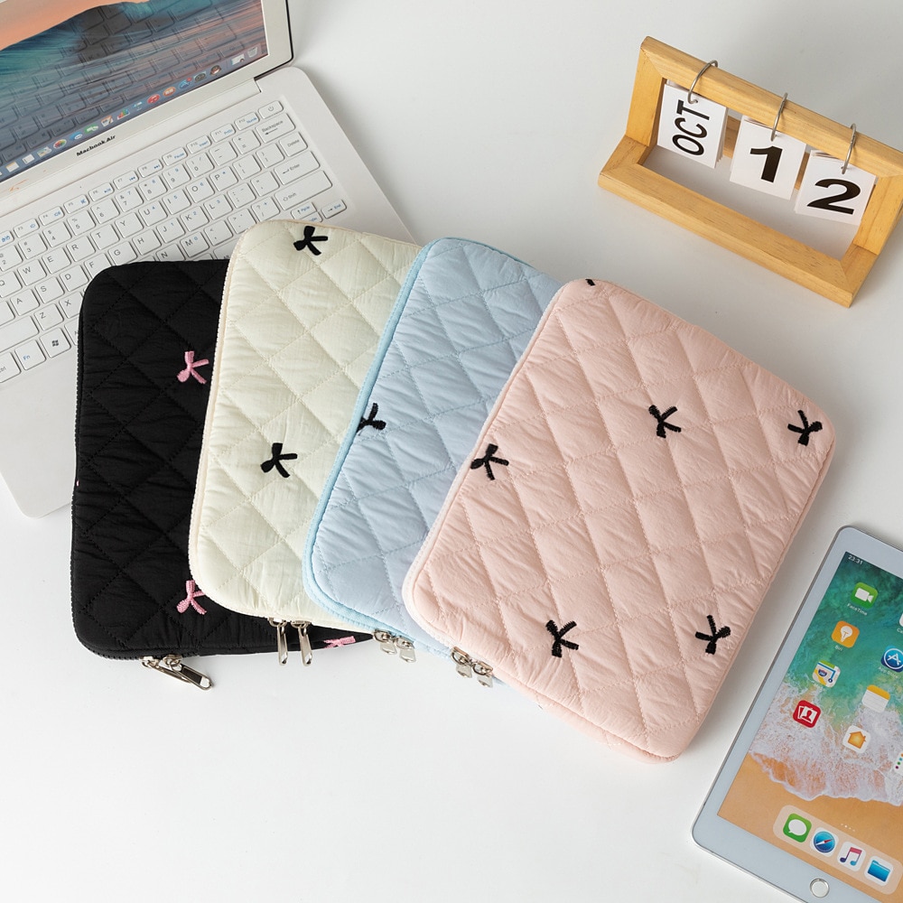Geanta laptop set, model cu fundita, protectie pentru laptop 11-15 inch, neagra, usoara si portabila