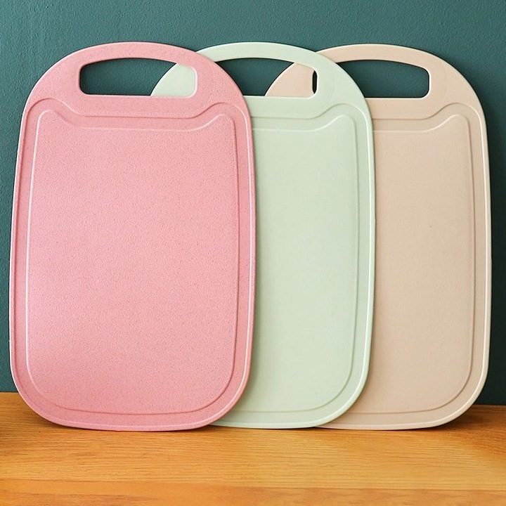 Set 3 tocatoare de bucatarie, din paie de grau, plastic, suprafata antiderapanta, usor de curatat