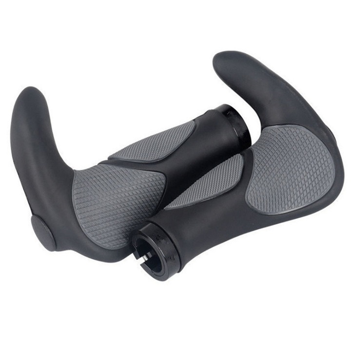 Mansoane bicicleta cu insertii din gel, design ergonomic, 22.2mm, set