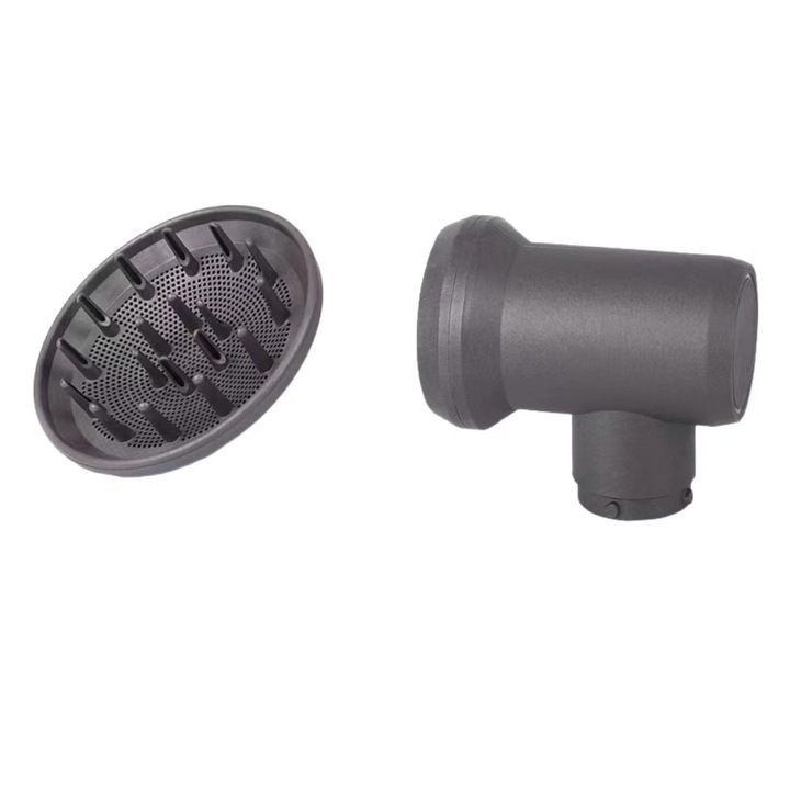 Set accesorii pentru aparate de styling par, adaptor si duza pentru ondulator Dyson, multicolor