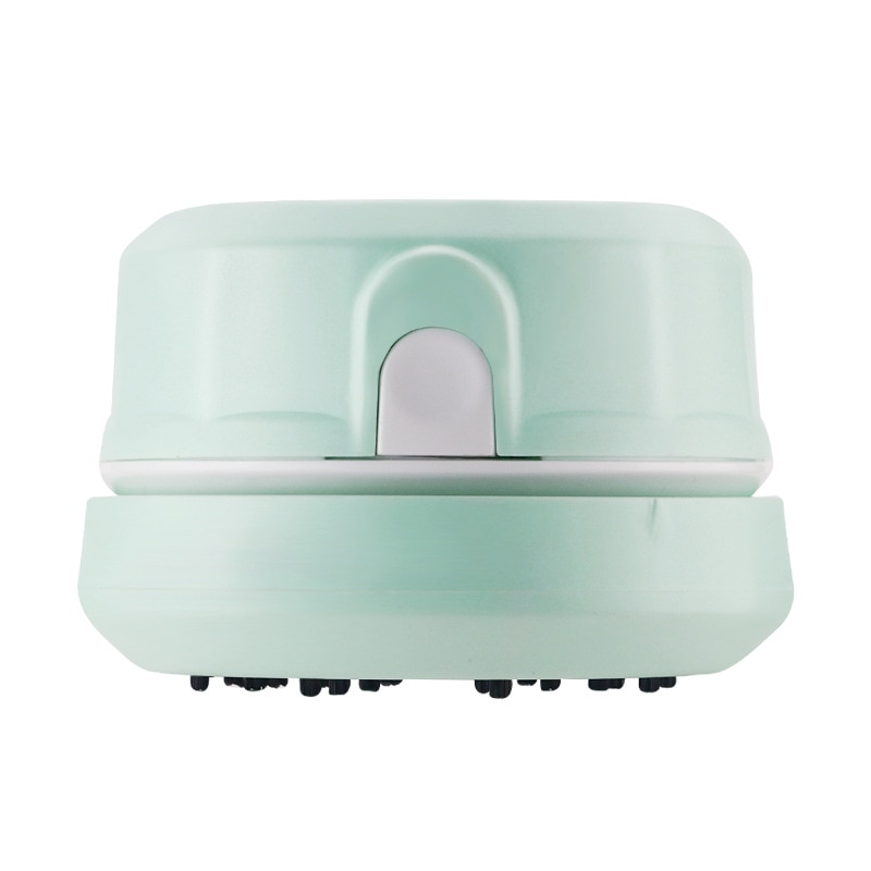 Aspirator desktop, electric, verde, pentru resturi de radiera si tastatura