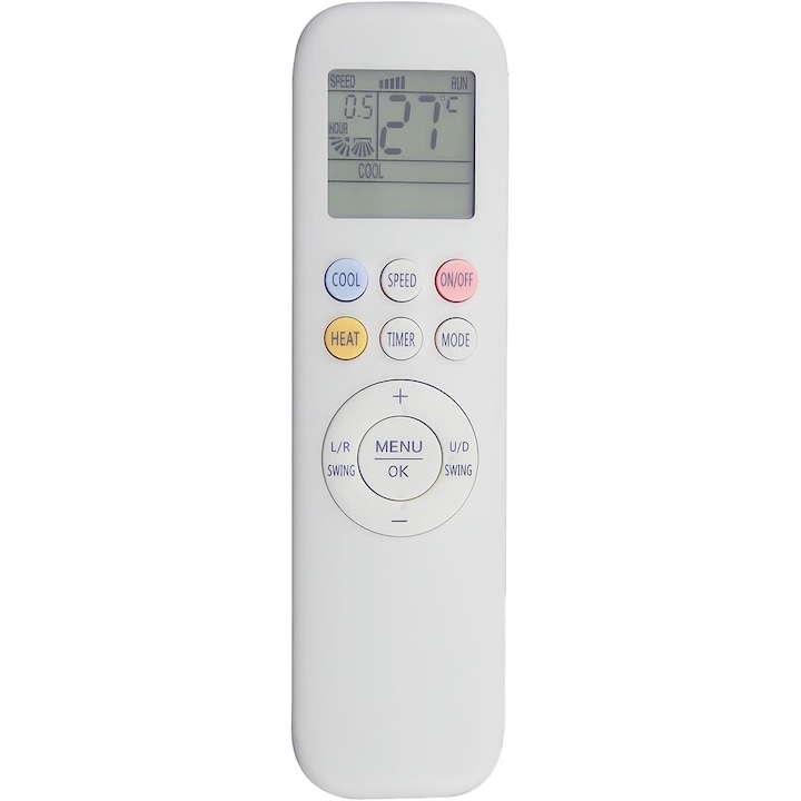 Csere távirányító légkondicionálóhoz, szett, kompatibilis YKR-T/011E, YKR-T/012E, YKR-T/013E modellekkel