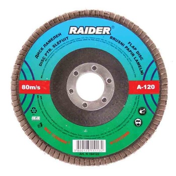Disc pentru slefuit, Raider, 115mm, А-100 (10/200) Disc pentru slefuit, Raider, 115mm, А-100 (10/200)