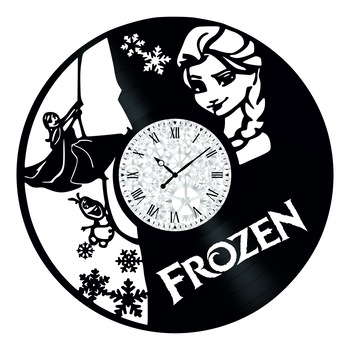 Ceas de perete Vintage din Vinyl - Revival Vinyl Wall Clock Desene Animate Frozen Ceas de perete Vintage din Vinyl - Revival Vinyl Wall Clock Desene Animate Frozen