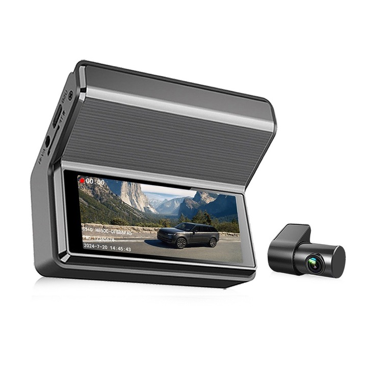 Ventilator umidificator portabil 4 in 1, racitor de aer, 2000mAh, 300ml, alb