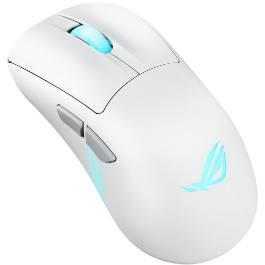 Mouse Gaming Wireless ASUS ROG KERIS II ORIGIN, 42000DPI, Senzor Optic ROG AimPoint Pro, ROG Micro Switch II, ROG SpeedNova 8K Wireless Technology, 65gr. Alb