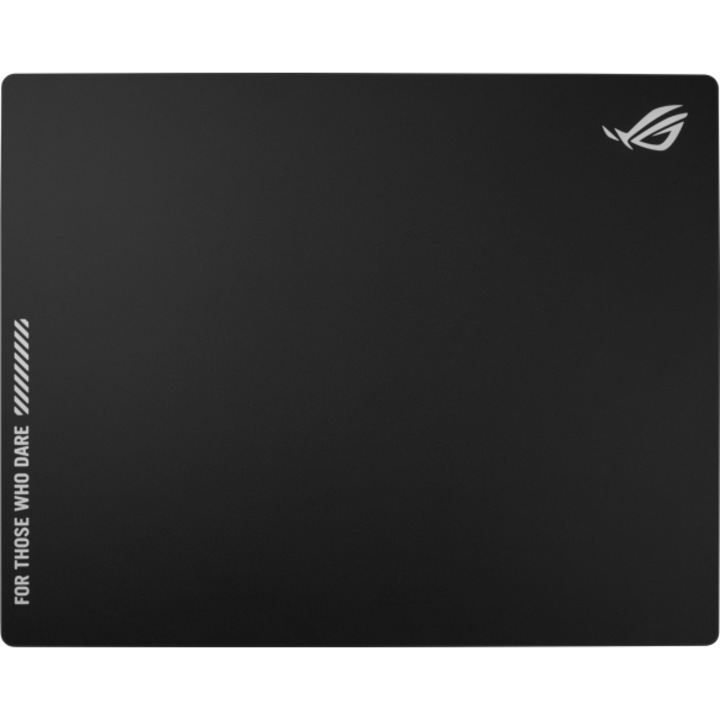 Mousepad Gaming ASUS ROG MOONSTONE ACE L, Sticla securizata, 50 x 40 cm, Negru