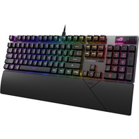 Tastatura Gaming Wireless ASUS ROG STRIX SCOPE II RX, Switchuri ROG RX, Suport de Incheietura Detasabil, Negru