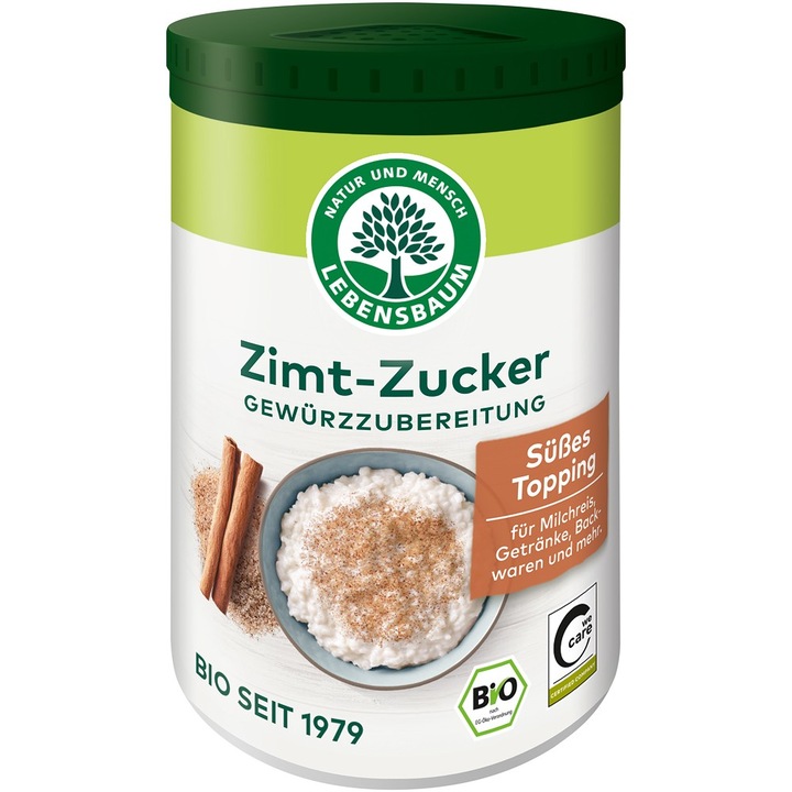 Zahar cu scortisoara pentru deserturi bio, 140g