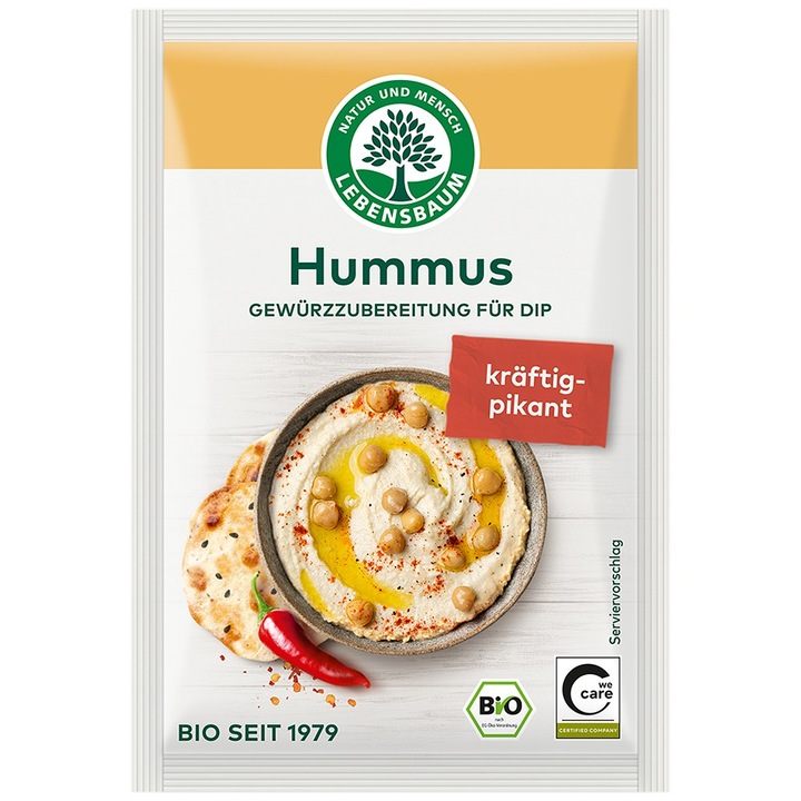 Mix de condimente picante pentru hummus bio, 10g
