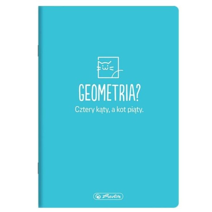 Set caiete A5, Herlitz, 10 bucati, 32 pagini, turcoaz, 200 g/m2 coperta