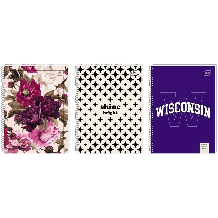 Caiete A4, INTERDRUK, 50 file, perforate, 10 bucati