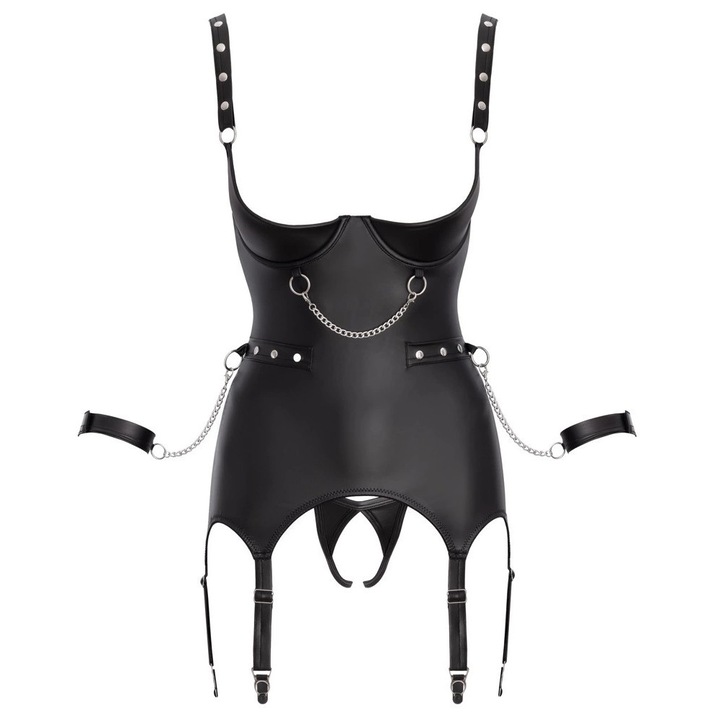 BDSM Cottelli Bondage szett, matt, bilincsekkel és pántokkal, M