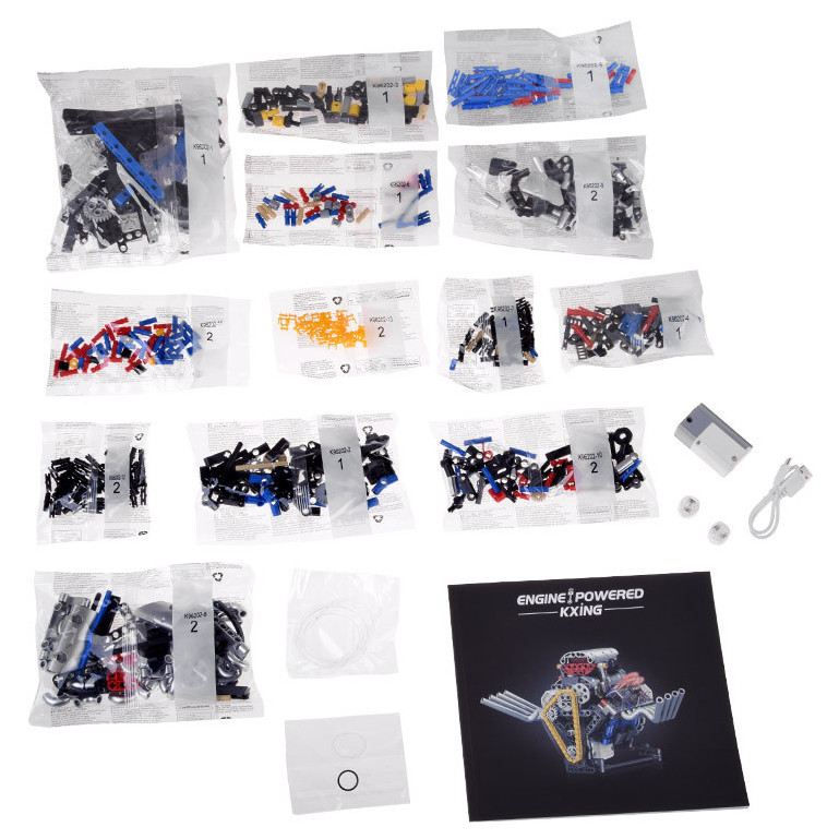 Конструктор "Сглоби своя двигател" - 665 части