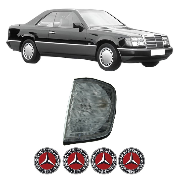 Semnalizator Fata Stanga MERCEDES-BENZ 124 Coupe (C124) din 1987-1993, Auto, Depo, 4 Stickere auto cu MERCEDES-BENZ