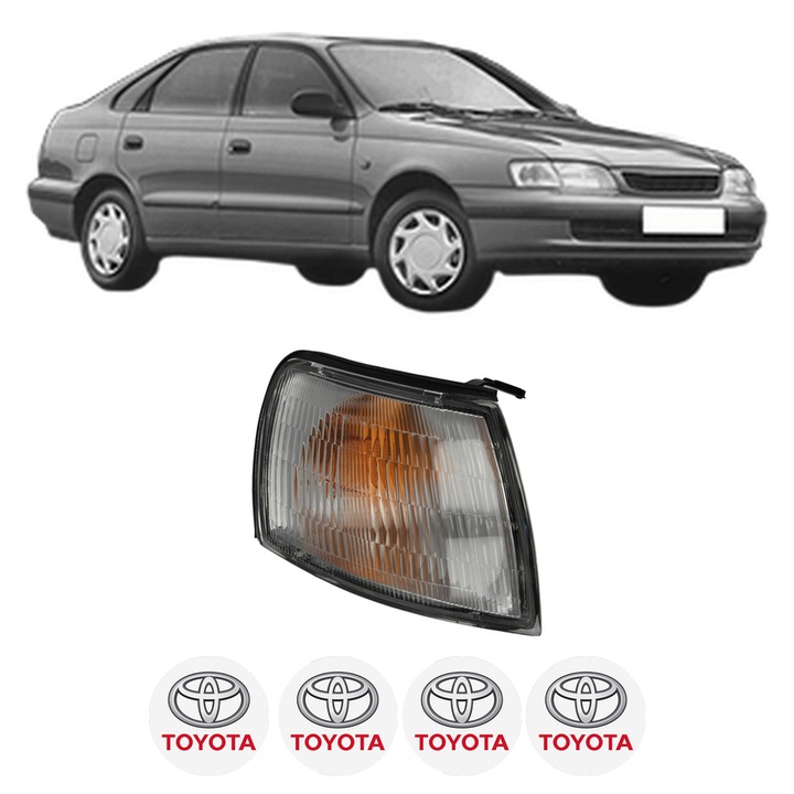 Semnalizator Fata Dreapta TOYOTA CARINA E VI (_T19_) din 1992-1997, Auto, Depo, 4 Stickere auto cu TOYOTA