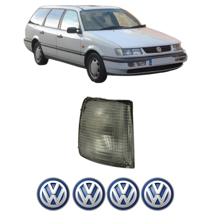 Semnalizator Fata Dreapta Volkswagen PASSAT B3/B4 (315, 3A5) din 1989-1996, Auto, Depo, 4 Stickere auto cu Volkswagen