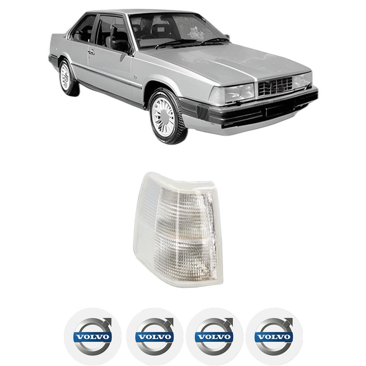 Semnalizator Fata Dreapta VOLVO 780 (782) din 1986-1990, Auto, Depo, 4 Stickere auto cu VOLVO