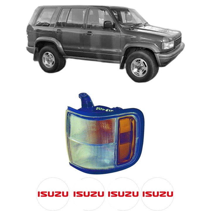 Semnalizator Fata Dreapta ISUZU TROOPER II (UB) din 1991-1998, Auto, Depo, 4 Stickere auto cu ISUZU