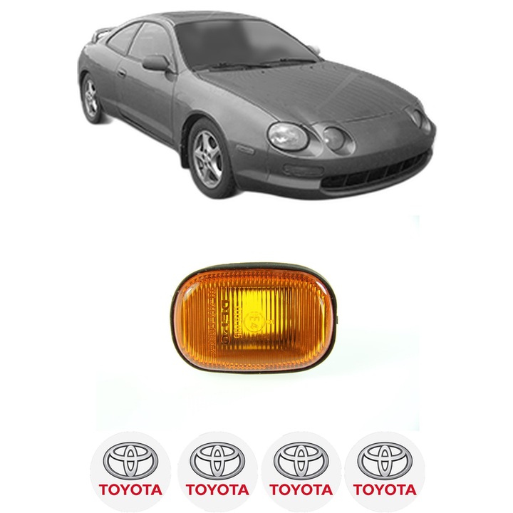 Semnalizator Partea Dreapta / Stanga TOYOTA CELICA Coupe (_T20_) din 1993-1999, Auto, Depo, 4 Stickere auto cu TOYOTA