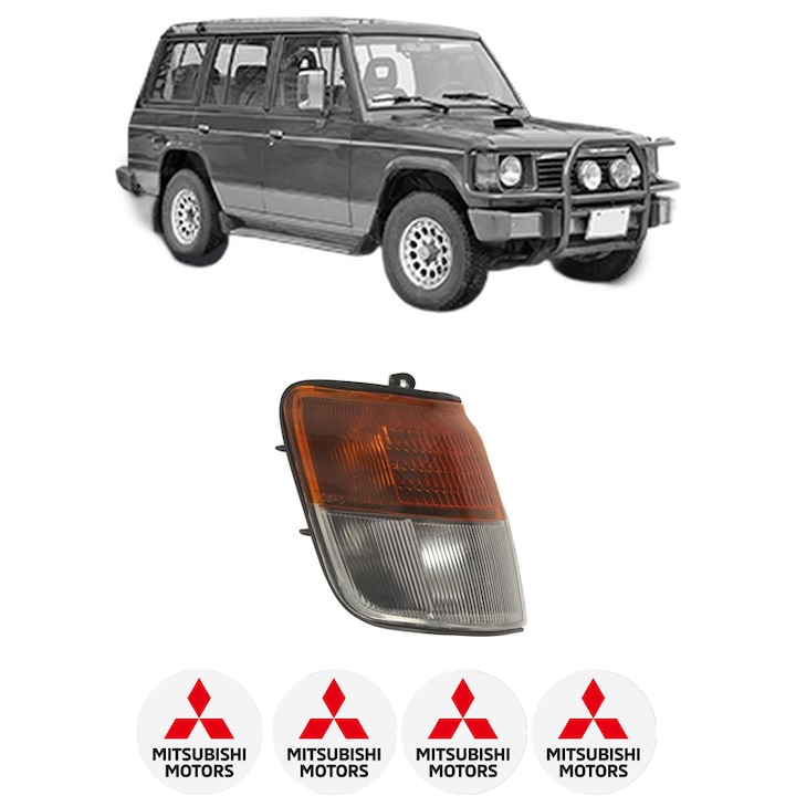 Semnalizator Fata Dreapta MITSUBISHI PAJERO II (V1_, V3_) din 1991, Auto, Depo, 4 Stickere auto cu MITSUBISHI