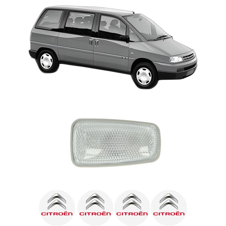 Semnalizator Partea Dreapta / Stanga CITROEN EVASION MPV (22, U6) din 1994-2002, Auto, Depo, 4 Stickere auto cu CITROEN